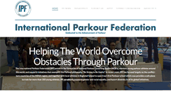 Desktop Screenshot of internationalparkourfederation.com